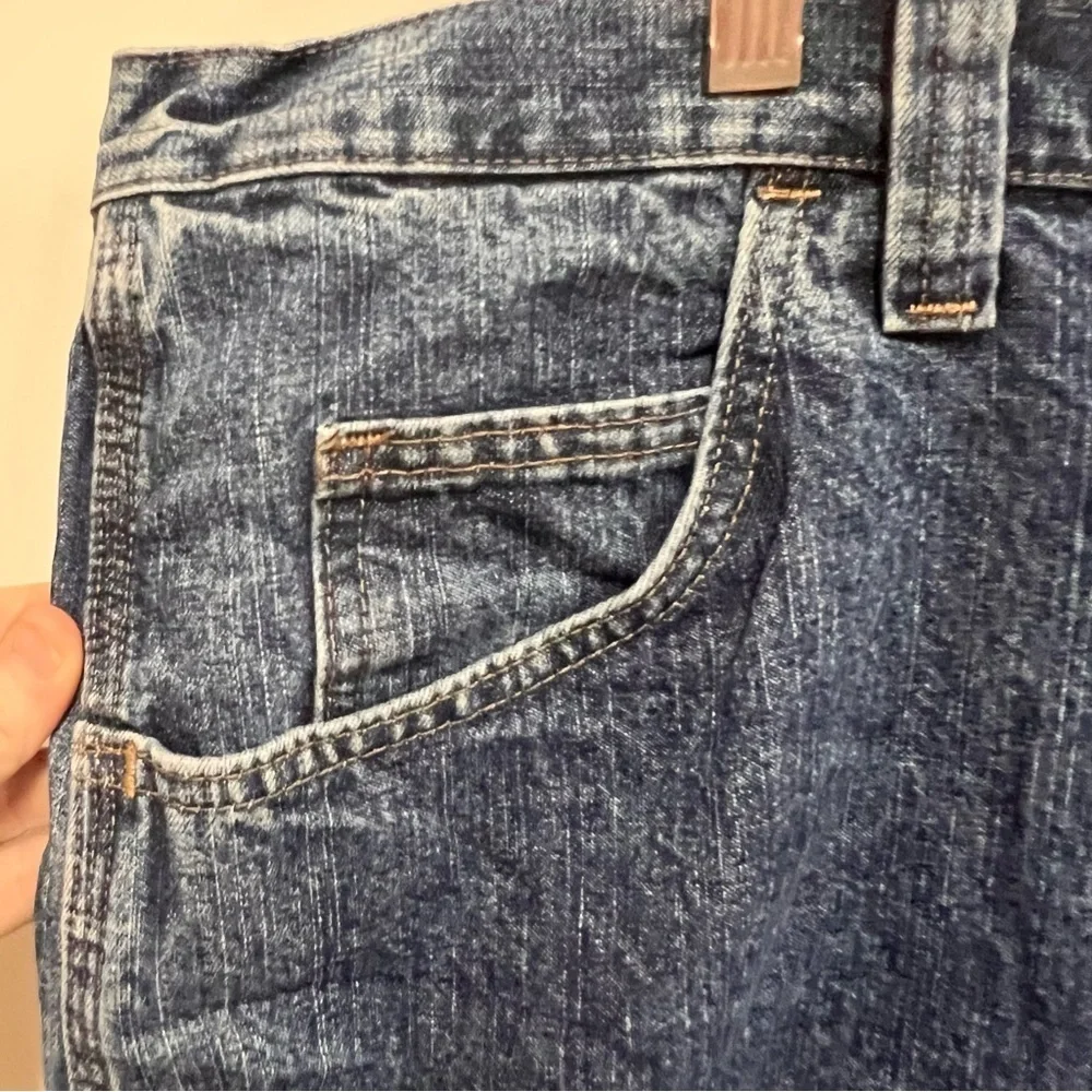 Vintage Wrangler Denim Carpenter Shorts, 100% Cotton, Size 42